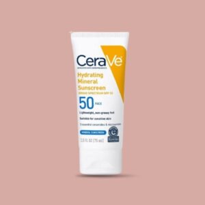 CeraVe Hydrating Mineral Sunscreen Face SPF 50